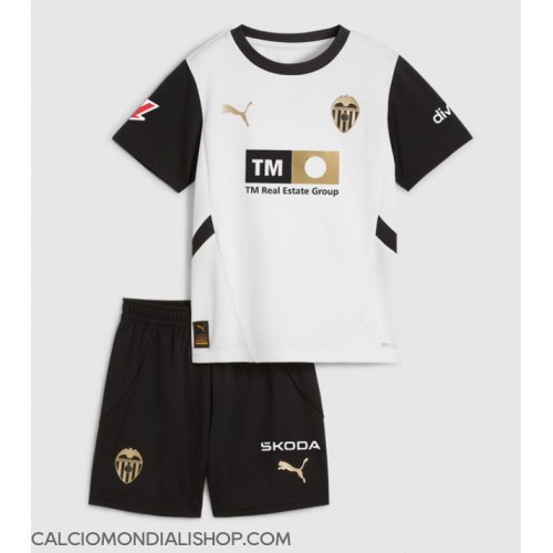 Maglie da calcio Valencia Prima Maglia Bambino 2024-25 Manica Corta (+ Pantaloni corti)